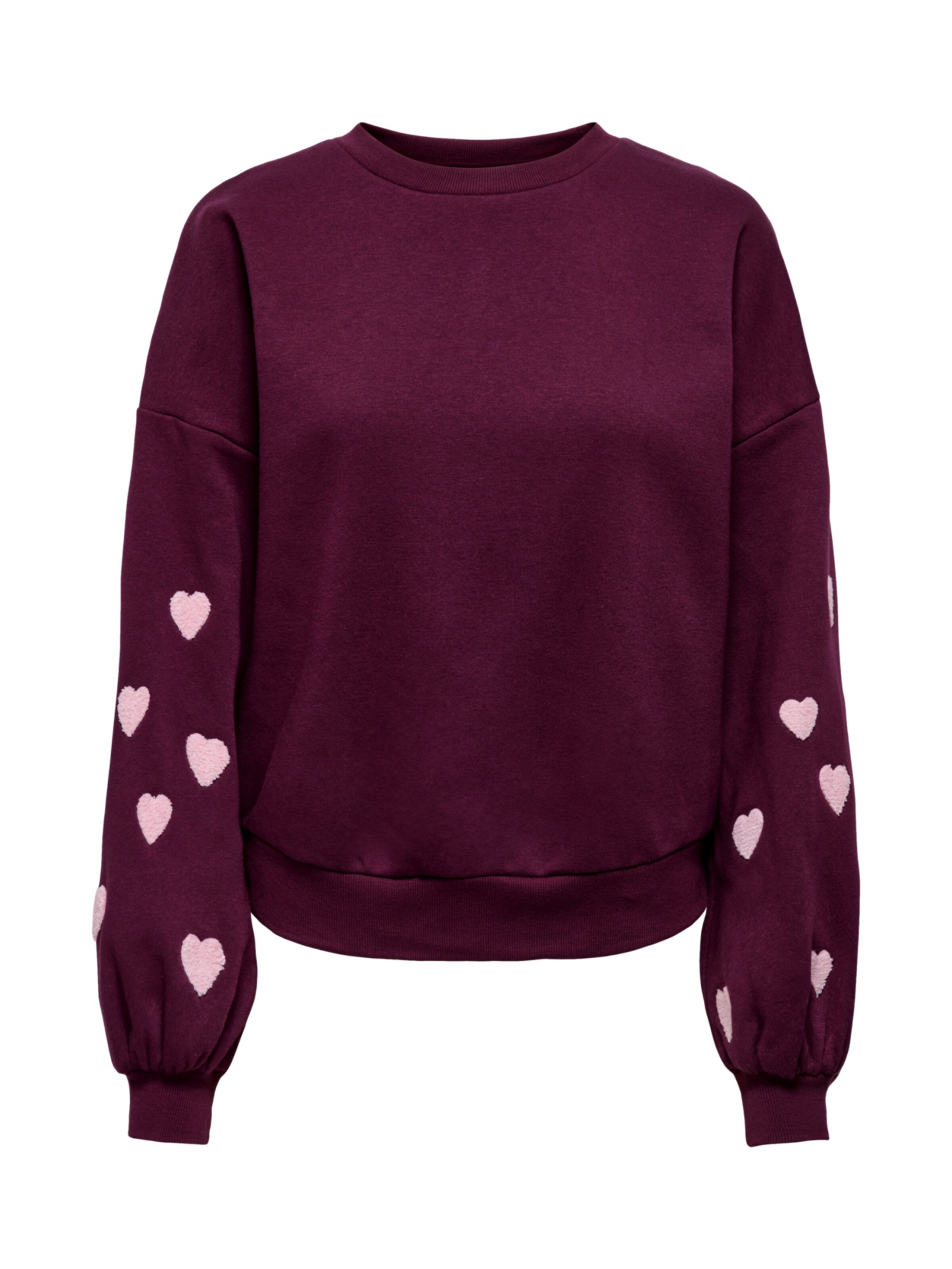 ONLY Sweatshirt 'ONLMACY' in Lila: Vorderseite