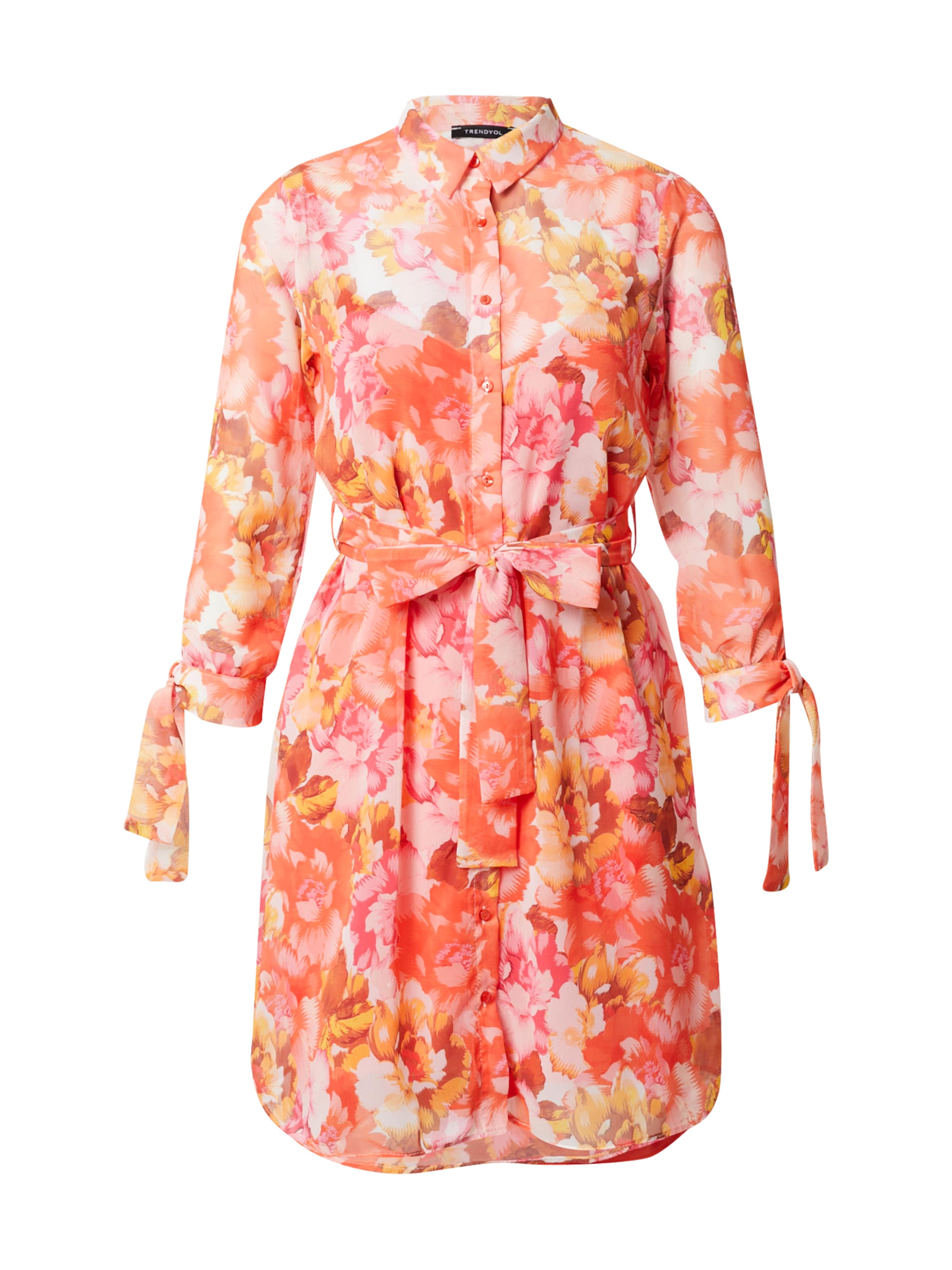 Trendyol Shirt Dress in Red: front