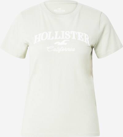 HOLLISTER T-shirt en menthe / blanc, Vue avec produit