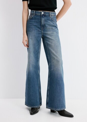 MANGO Wide Leg Jeans 'Cande' in Blau: Vorderseite