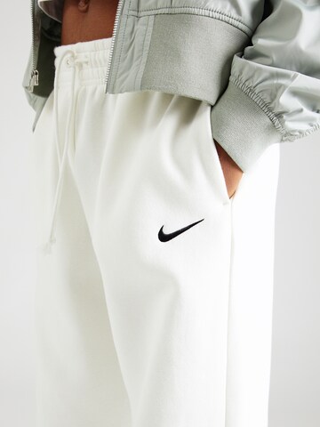 Nike Sportswear Loosefit Παντελόνι 'Phoenix Fleece' σε μπεζ