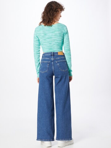 SELECTED FEMME Wide Leg Jeans 'VILMA' in Blau