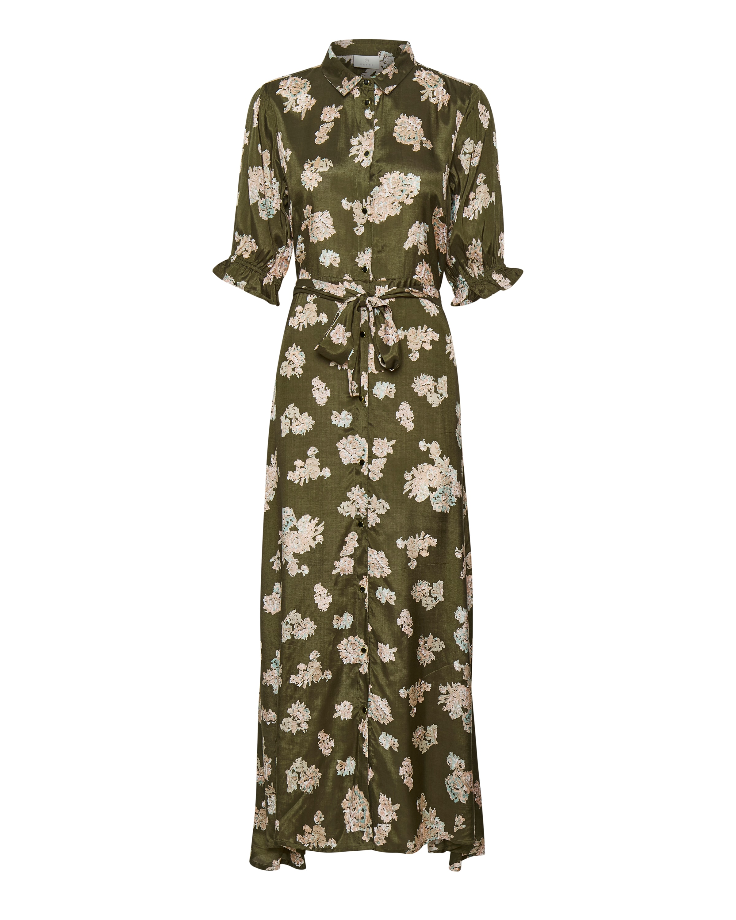 Kaffe Μπλουζοφόρεμα 'Velana' σε πράσινο: μπροστά