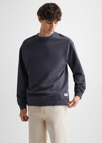 MANGO TEEN Sweatshirt 'Round6' in Blau: predná strana