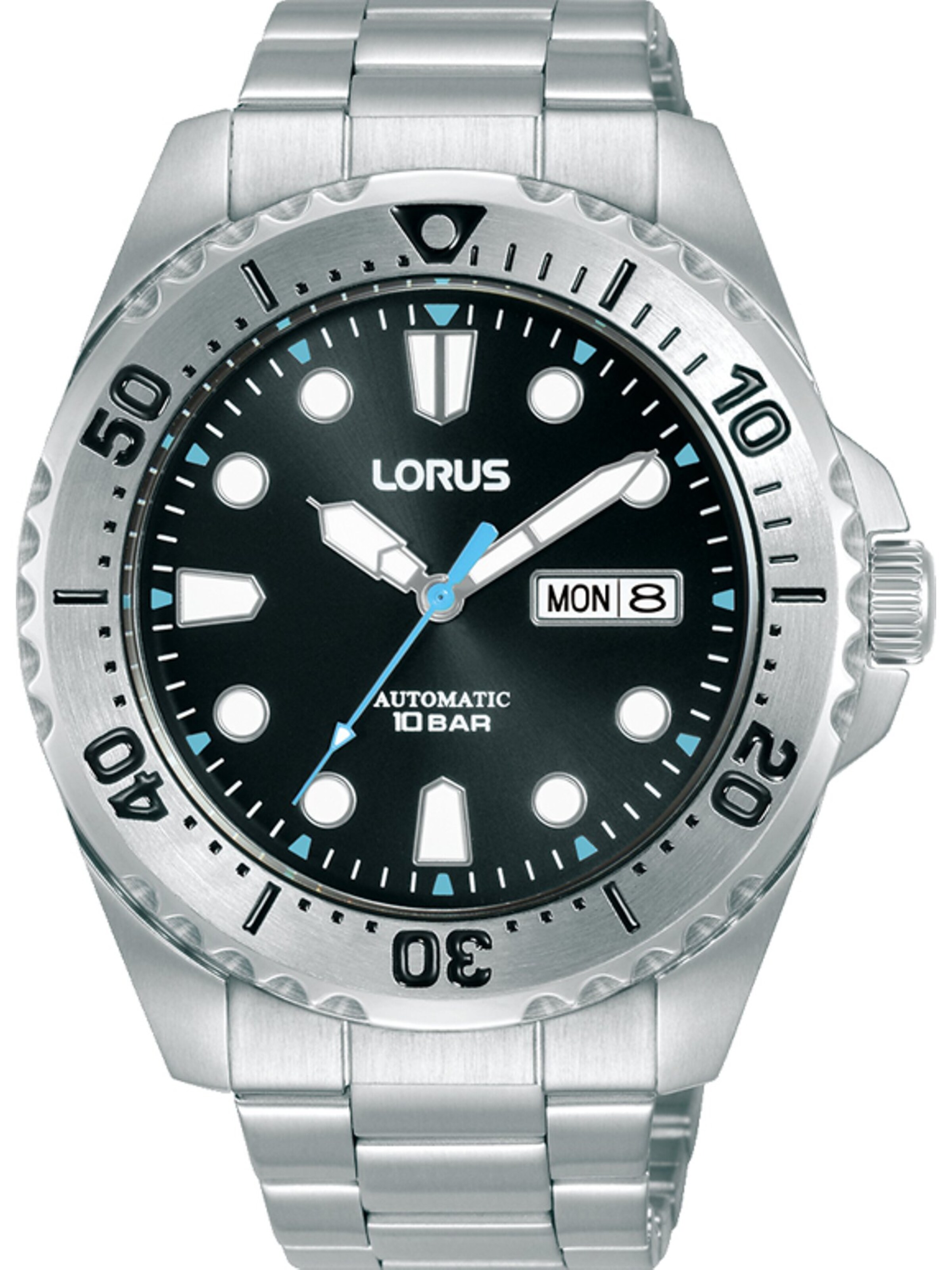 LORUS Uhr in Schwarz: Vorderseite