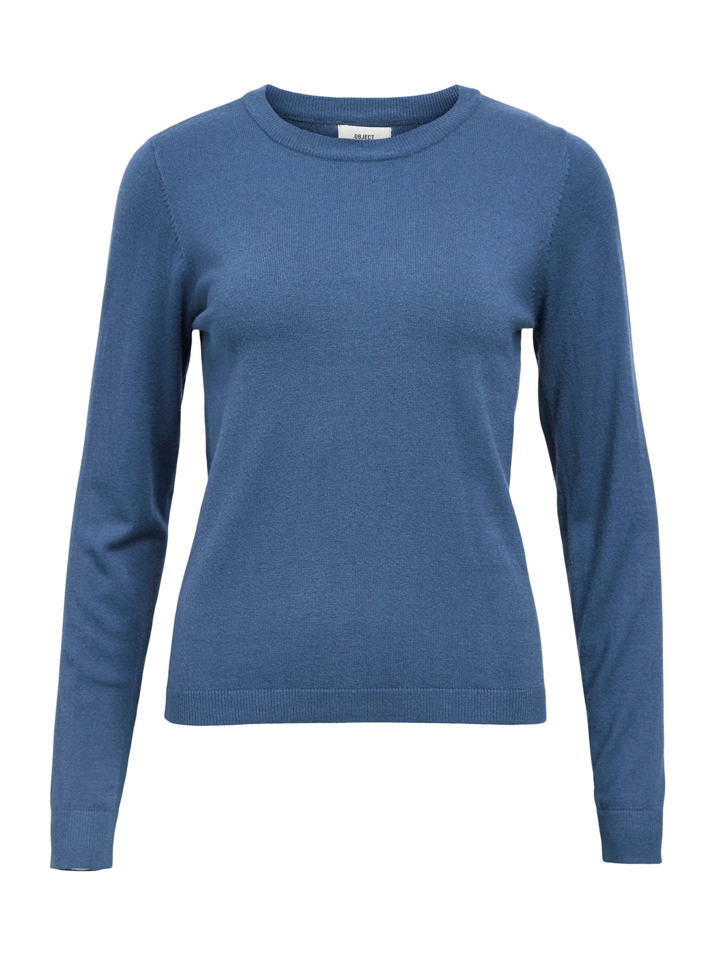 OBJECT Pull-over 'OBJThess' en gentiane, Vue avec produit