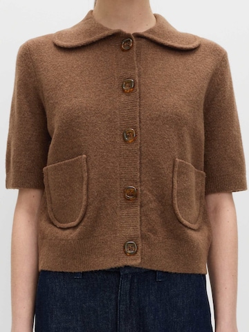 Cardigan Marks & Spencer en marron : devant