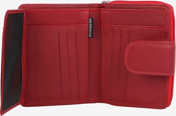 GOLDEN HEAD Wallet in Red