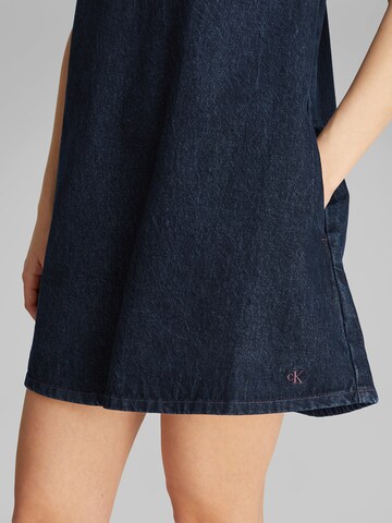 Calvin Klein Jeans - Vestido camisero en azul