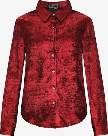 faina Blouse in Red: front
