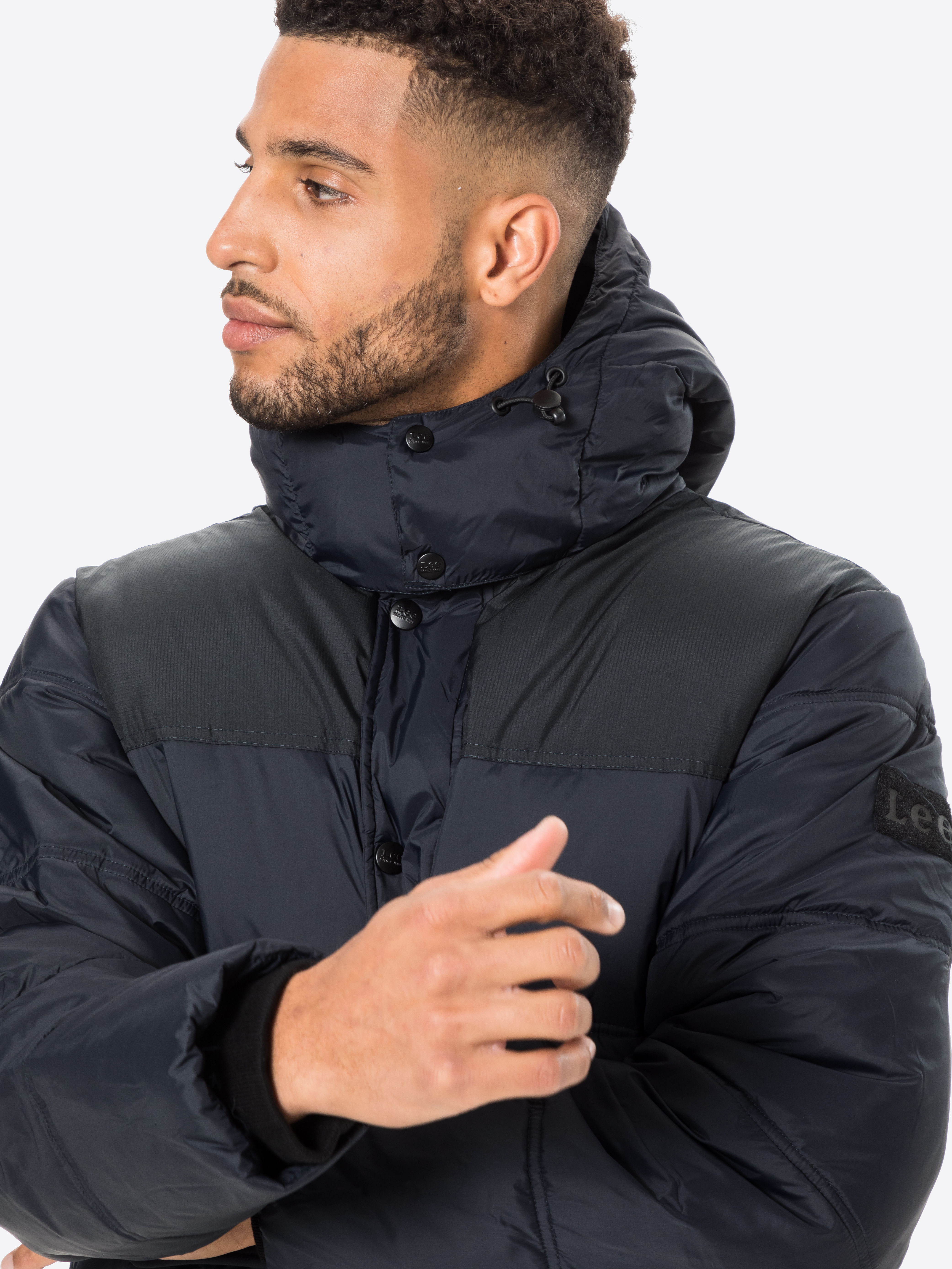 Veste mi-saison Lee en Noir 