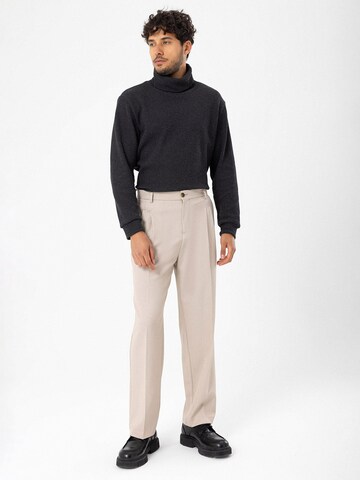 Antioch - Loosefit Pantalón plisado en beige