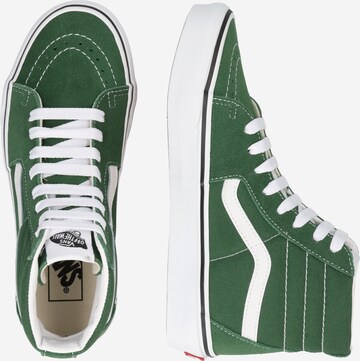 Sneaker înalt de la VANS pe verde