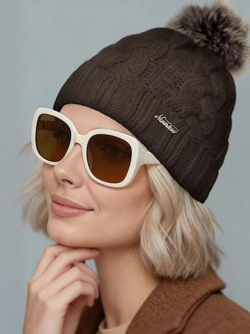 Neverless Beanie 'Katy' in Brown