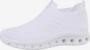 Ital-Design Slip-Ons in White: front