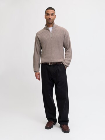 JACK & JONES Pullover 'JJKAITO' in Grau