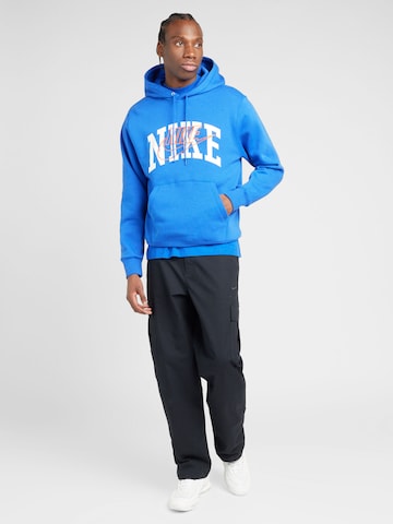 Nike Sportswear Bluzka sportowa 'CLUB' w kolorze niebieski