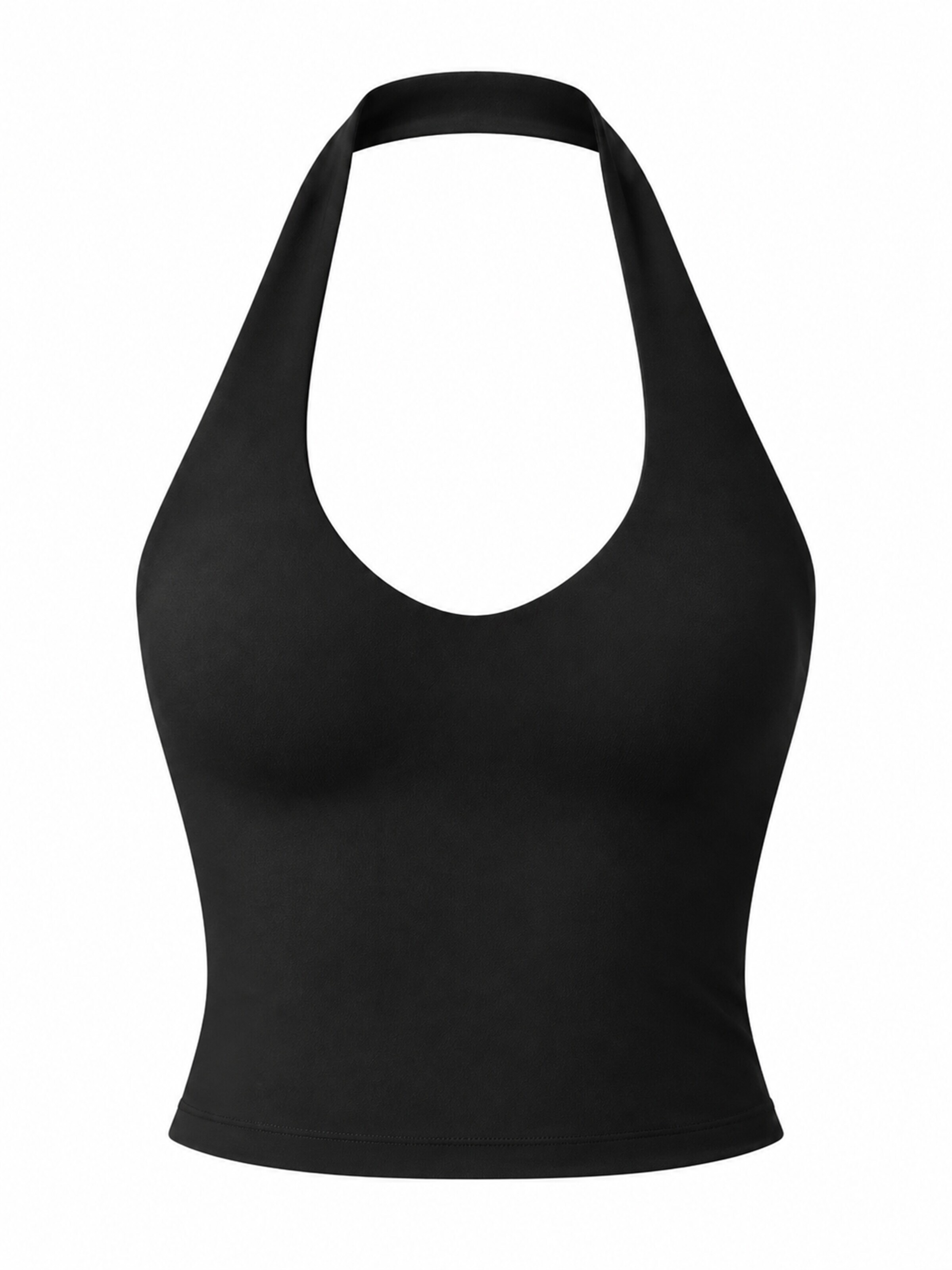 ZAAYO Sporttop 'Women's Halter Backless Sports Top'‌‌‌‌‌‌‌‌‌‌ in Schwarz: Vorderseite
