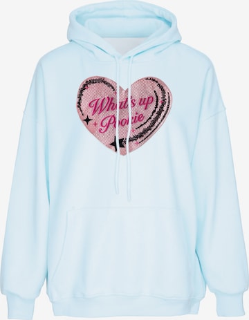 Sweat-shirt MYMO en bleu : devant