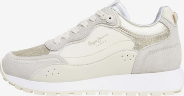 Pepe Jeans Matalavartiset tennarit 'DEAN METAL' värissä beige: etupuoli