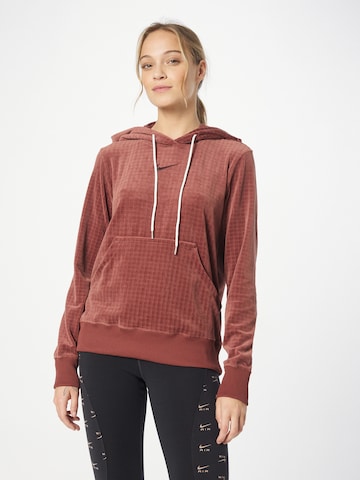 Sweat-shirt Nike Sportswear en marron : devant