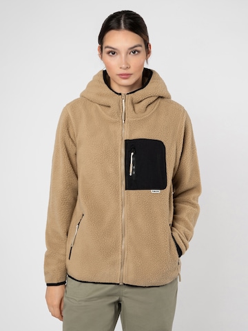 Sublevel Fleecejacke in Beige: Vorderseite