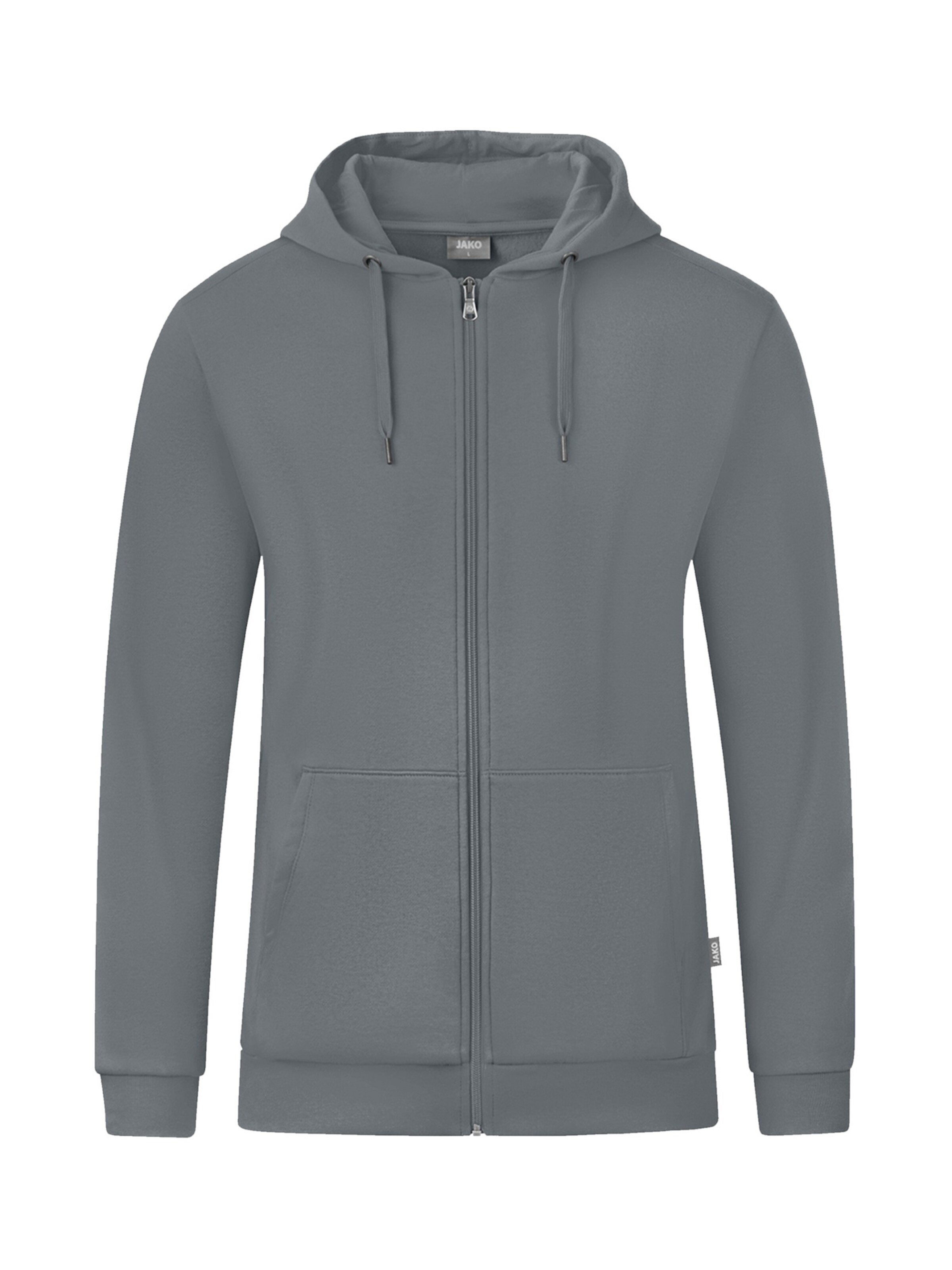 JAKO Sportsweatjacke in Grau: Vorderseite