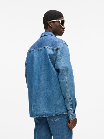 Coupe regular Chemise KARL LAGERFELD JEANS en bleu