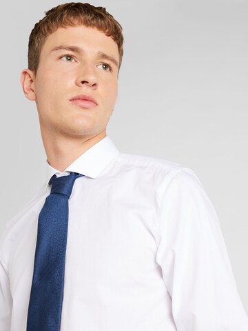 HUGO Slim fit Button Up Shirt 'Erriko' in White