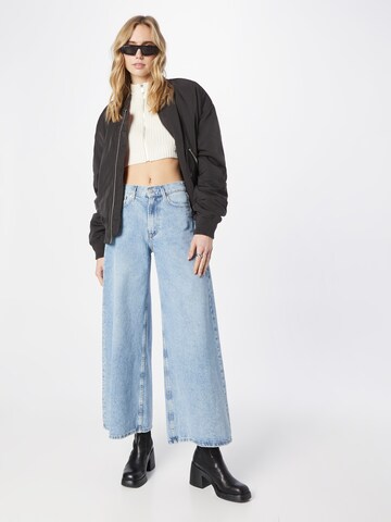 Calvin Klein Jeans Wide Leg Jeans i blå