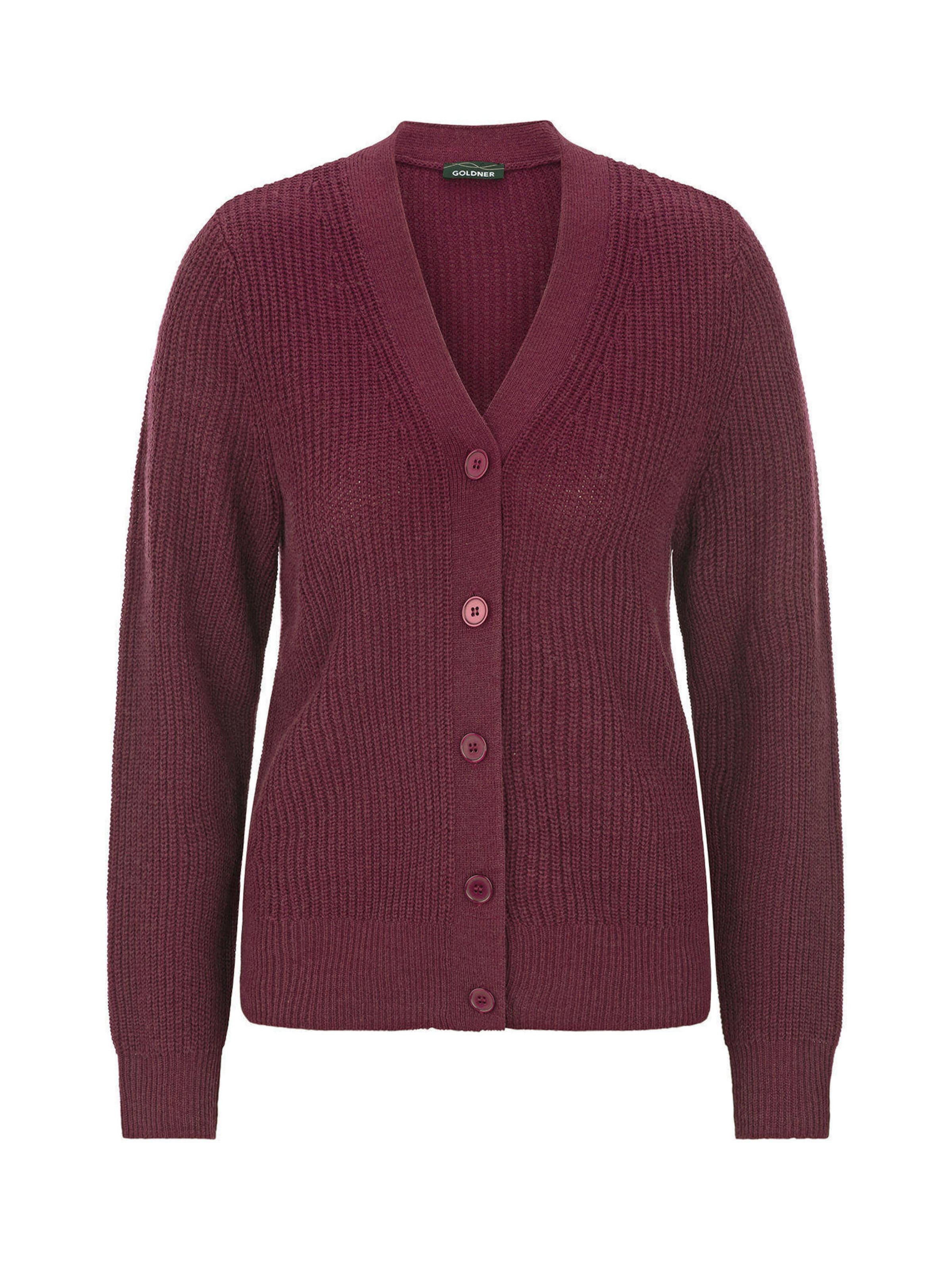 Goldner Knit cardigan in Purple: front