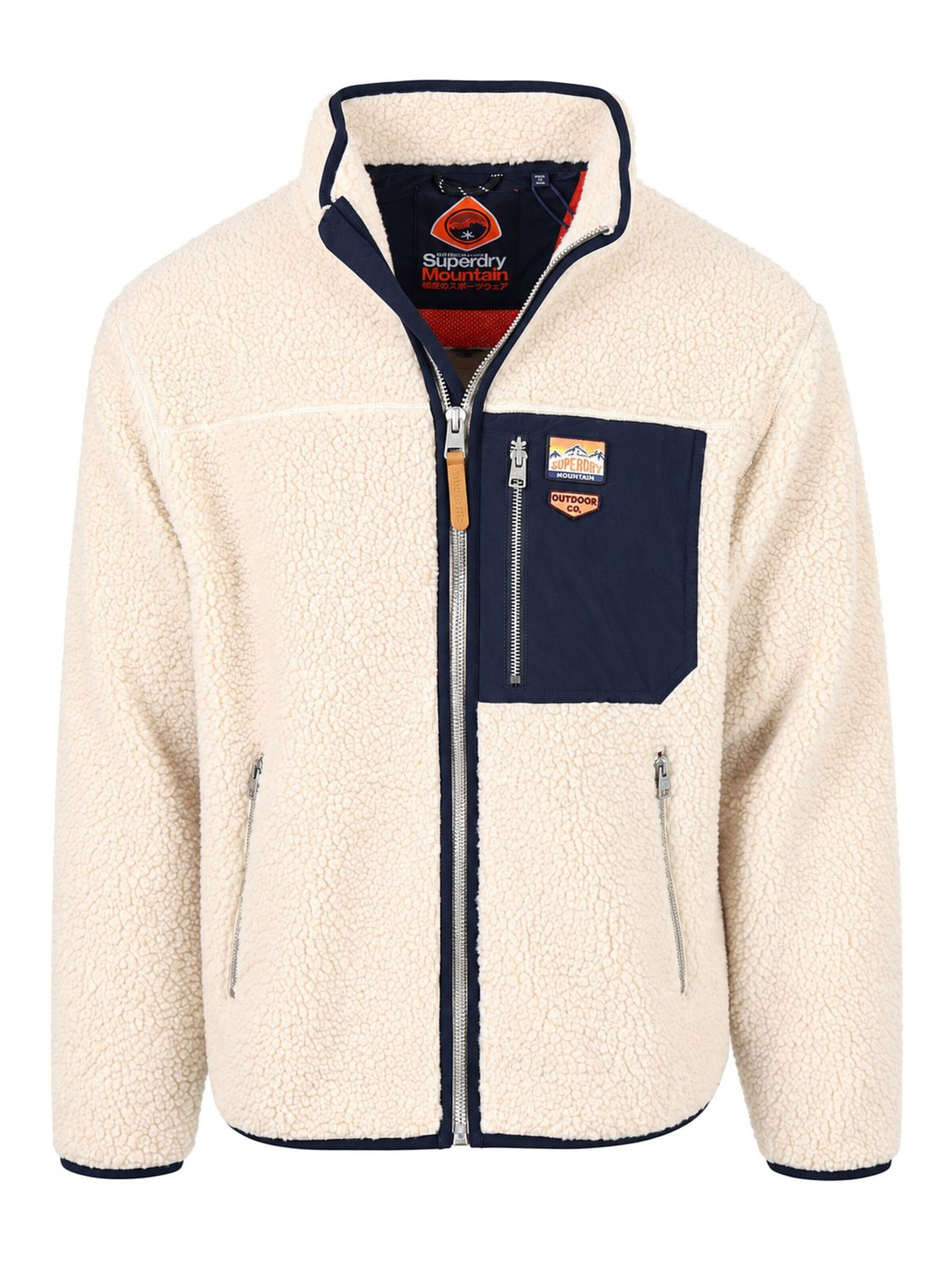 smėlio Superdry & Co Demisezoninė striukė: priekis