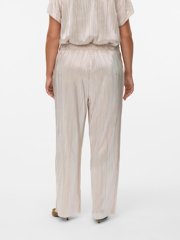 Vero Moda Curve Wide leg Trousers 'VMCduvi' in Beige