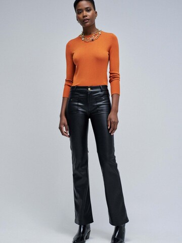 Salsa Jeans Pullover 'Basic Long Sleeve'‌‌‌ in Orange