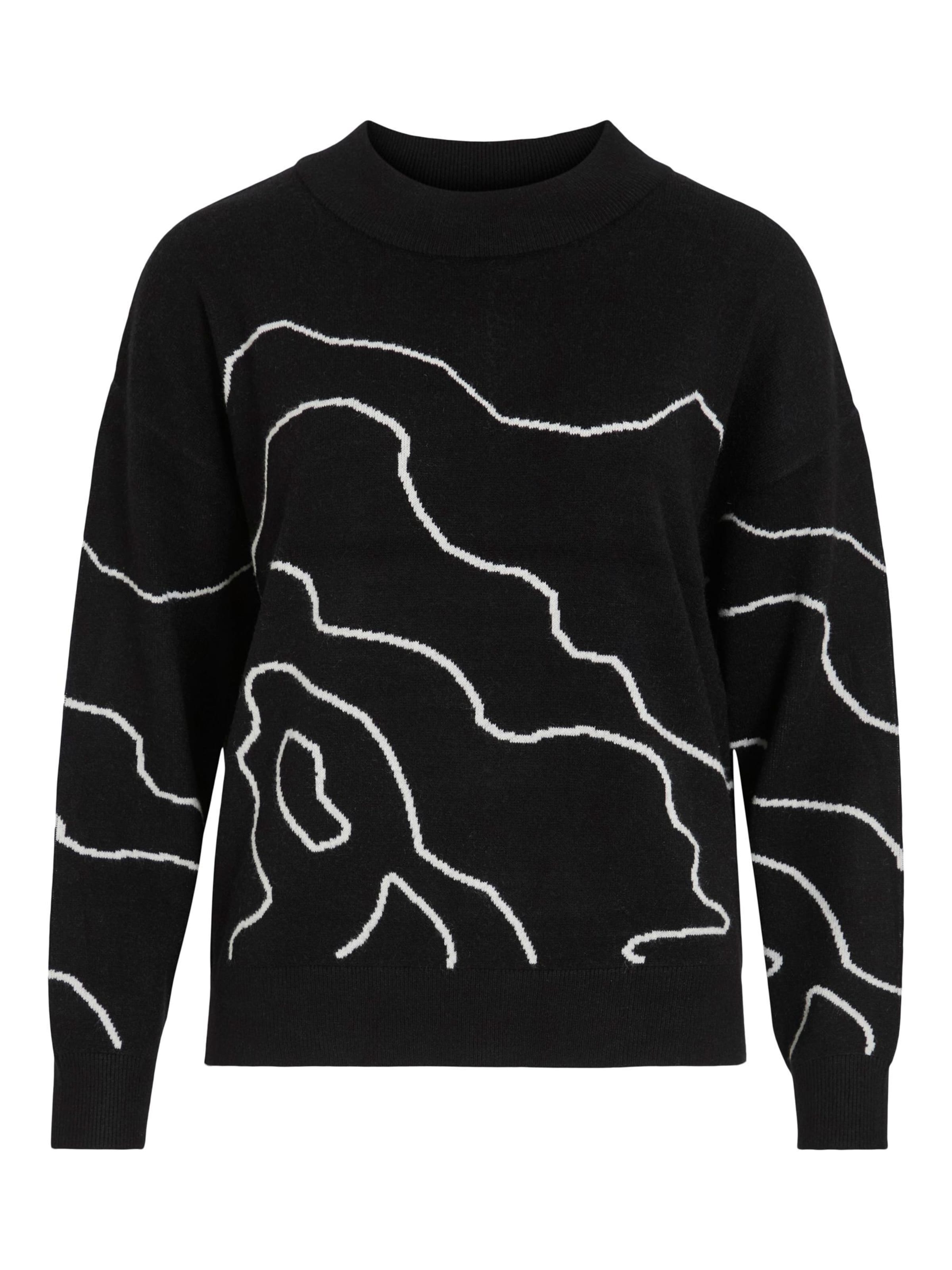 VILA Pullover 'VITif' i sort: forside