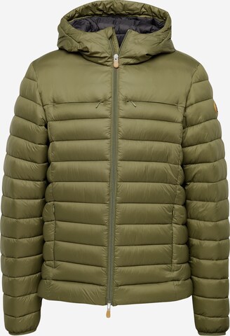 SAVE THE DUCK Between-Season Jacket 'Roman' in Green: front