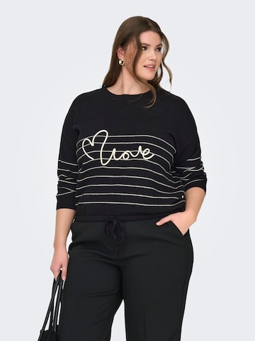 Pullover 'CARSigne' di ONLY Carmakoma in nero: frontale