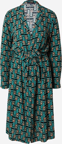 King Louie Shirt Dress 'Daisy' in Green: front