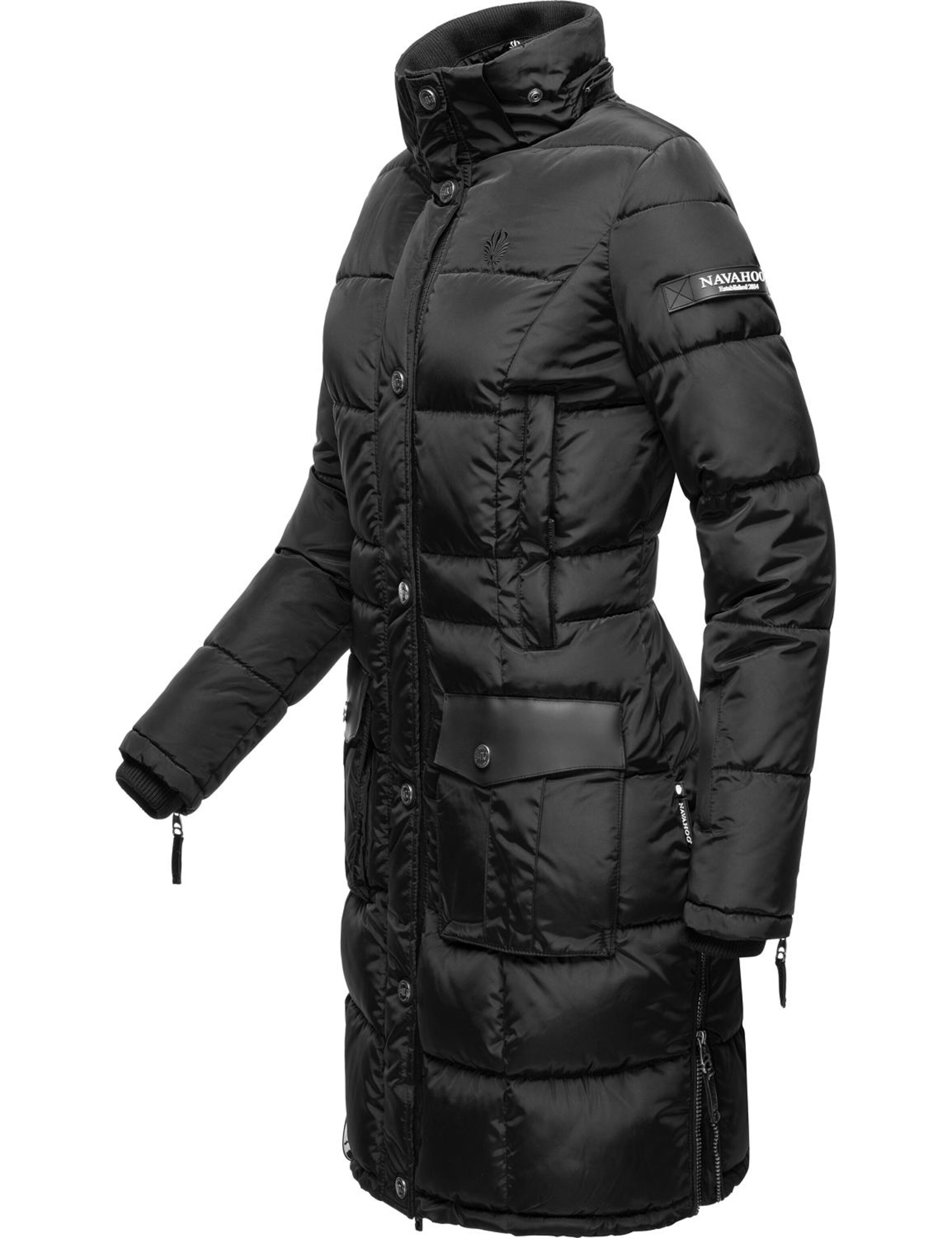 NAVAHOO Зимнее пальто 'Sinja' в Черный