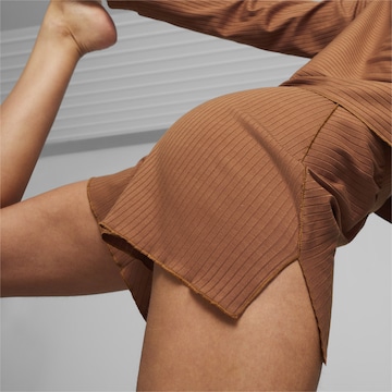 Regular Pantalon de sport 'Premium Studio' PUMA en marron