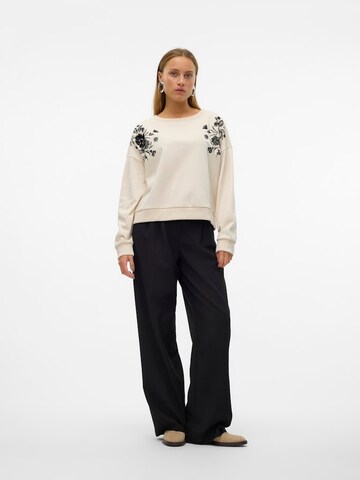 VERO MODA Μπλούζα φούτερ 'VMHELEN TRINA' σε μπεζ
