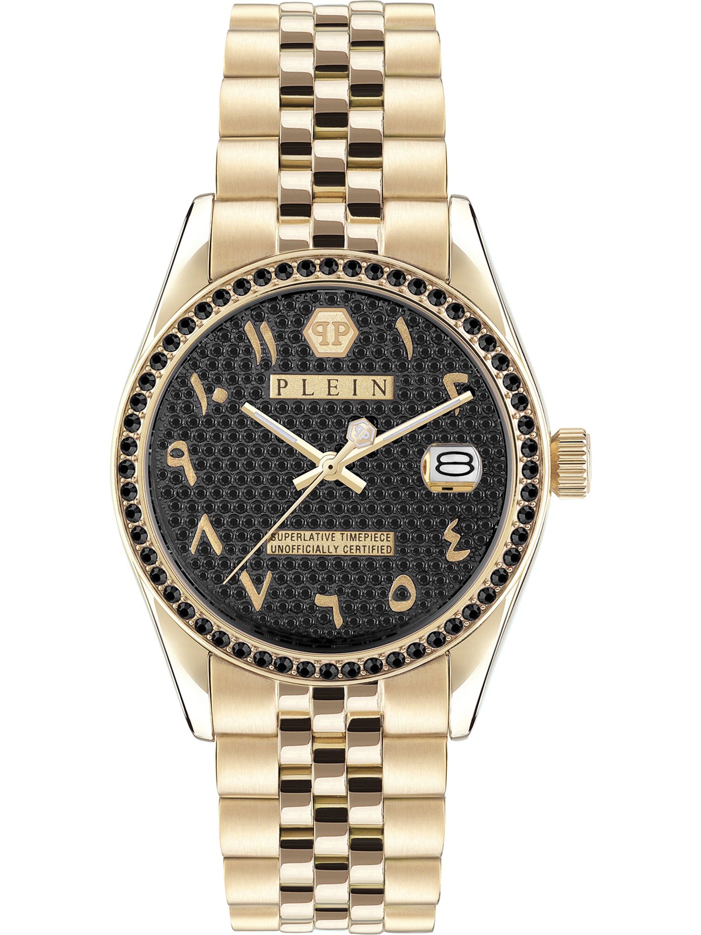 Philipp Plein Analog Watch in Gold: front
