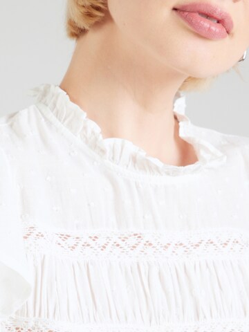 Chemisier 'ONLKatti' ONLY en blanc