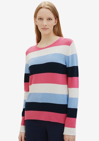 TOM TAILOR Sweater in Mixed colors: front