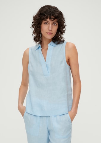 s.Oliver Blouse in Blauw: voorkant