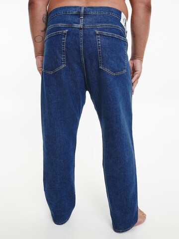 Calvin Klein Big & Tall Tapered Jeans in Blau