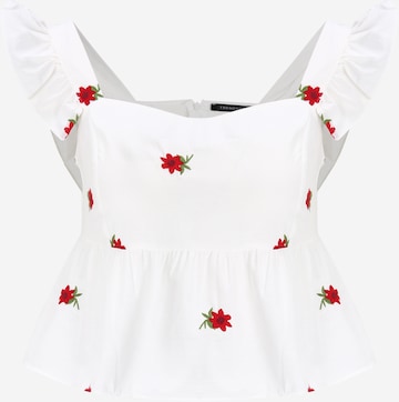 Trendyol Petite Blouse in White: front