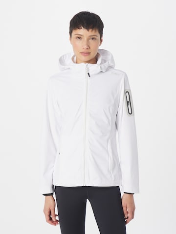 Veste outdoor CMP en blanc : devant