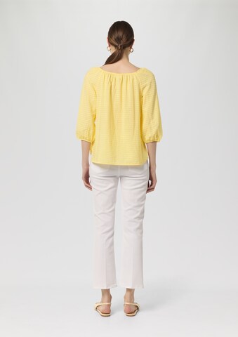 comma casual identity Blouse in Geel: terug