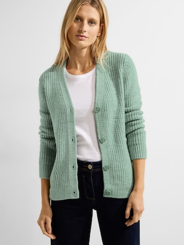 Cardigan CECIL en vert : devant